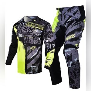 MX Jersey Pant Combo Motocross Gear Set Mens Cycling Motorcycle Mountain Bike